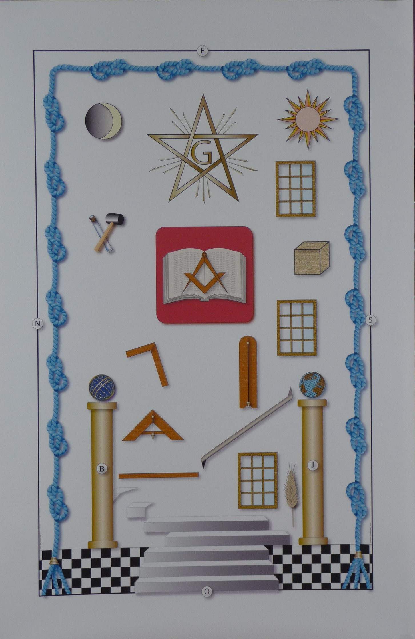 Objets de loge Officiers (R.E.A.A) Scribe