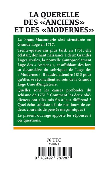 ENJEUX 30 La Querelle des Anciens et des Modernes Olivier Badot