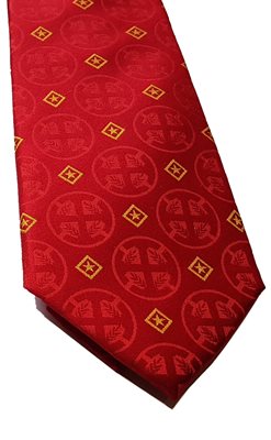 Cravate rouge Officielle de la GLNF en SOIE