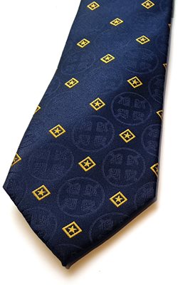 Cravate bleue Officielle de la GLNF en SOIE