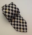CRAVATE SOIE ''DAMIER