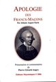 Apologie des francs-maçons