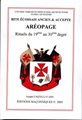 Rite Ecossais Ancien & Accepté - Aréopage - Rituels du 19ème au 30ème degré.