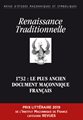 RT#194 : 1732 : le plus ancien document maçonnique français