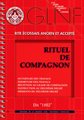 RITUEL REAA DE COMPAGNON 1802 - NEW