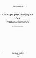 Concepts psychologiques des relations humaines