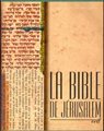 La Bible de Jérusalem (toile rouge)