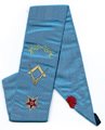 Cordon M.M. RF/RFM, turquoise (ou Bleu pâle), cocarde rouge /pointe, plus broderie acacia et étoile