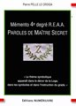 Mémento 4e degré du REAA - Paroles de Maître Secret