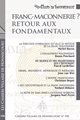 Travaux Loge Villard de Honnecourt n° 106 - Franc-maçonnerie ? Retour aux fondamentaux