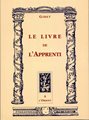 Le livre de l'apprenti (A L'ORIENT)