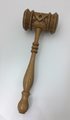 MAILLET BOIS DE NOYER SCULPTE - EQUERRE COMPAS