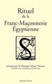 Rituel de la Franc-Maçonnerie Egyptienne