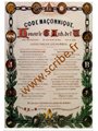 Code maçonnique Format Papier A4