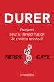 DURER, ÉLÉMENTS POUR LA TRANSFORMATION DU SYSTÈME PRODUCTIF