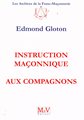 Instruction maçonnique aux Compagnons