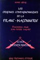 Origines compagnonniques de la Franc-Maçonnerie