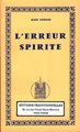 L'Erreur spirite